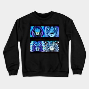 FOUR BLUE LIONS Crewneck Sweatshirt